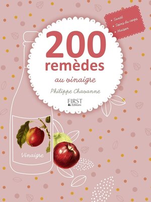 cover image of 200 remèdes au vinaigre